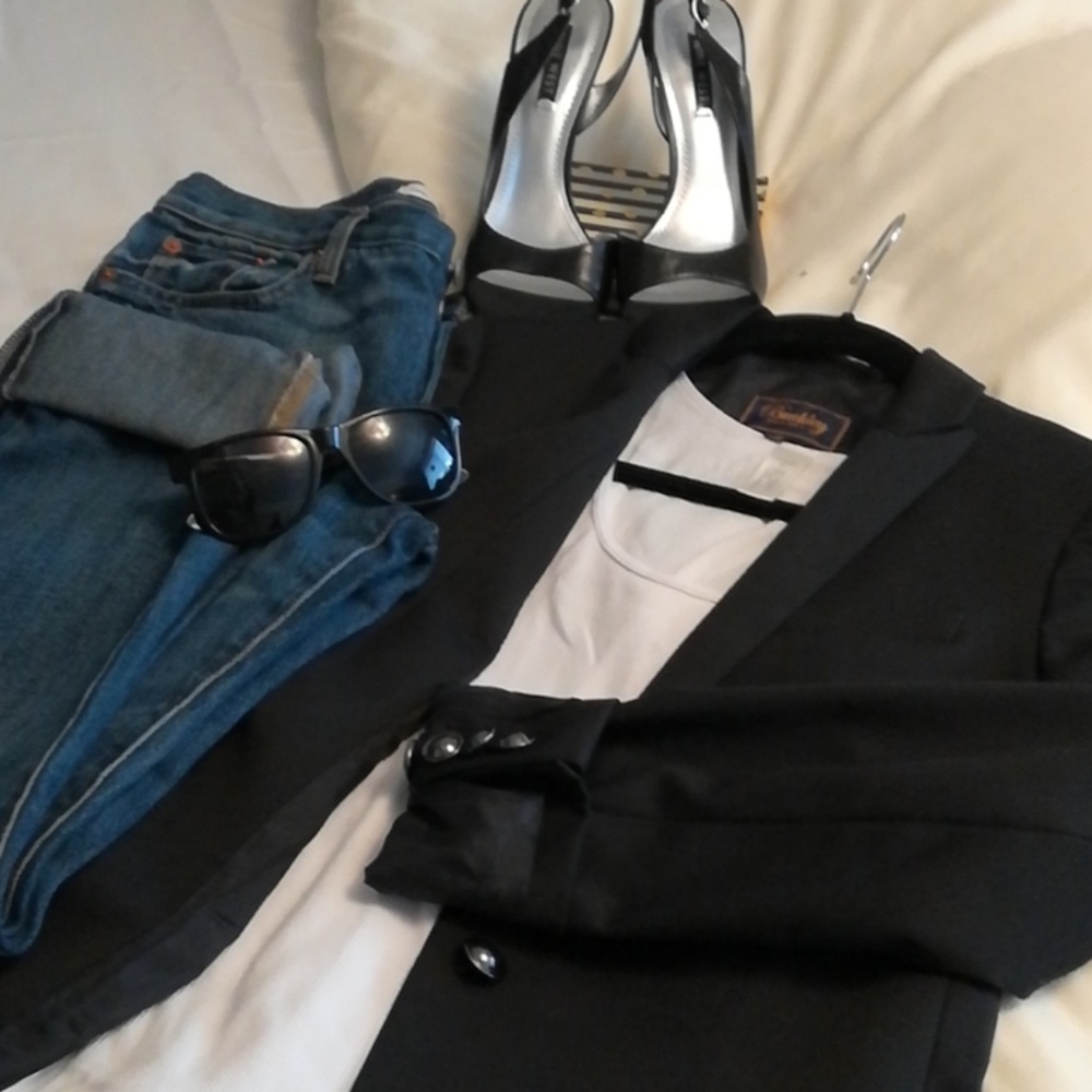 Black Buckley Tailors (Madewell) jacket - Picture 3 of 7